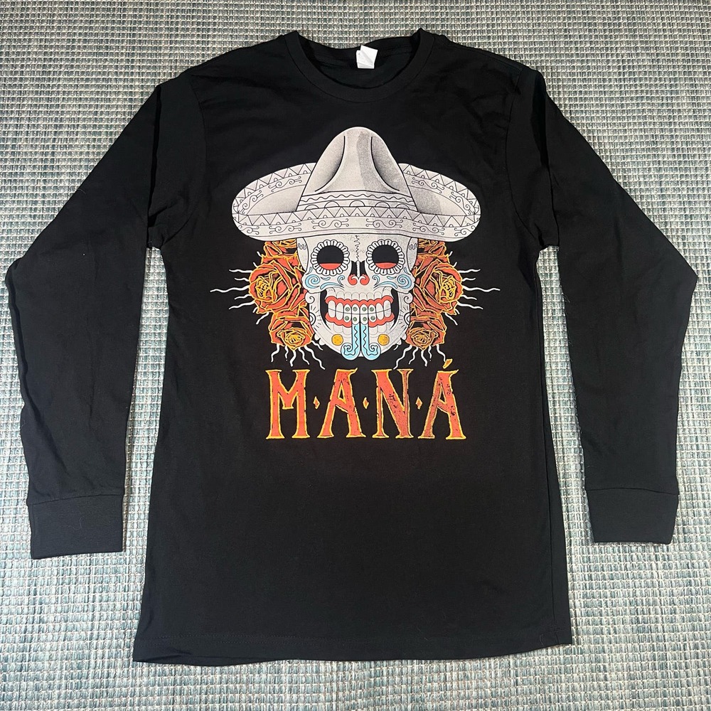 MANA Mexico Lindo y Querido 2023 Tour Black shirt Sz S